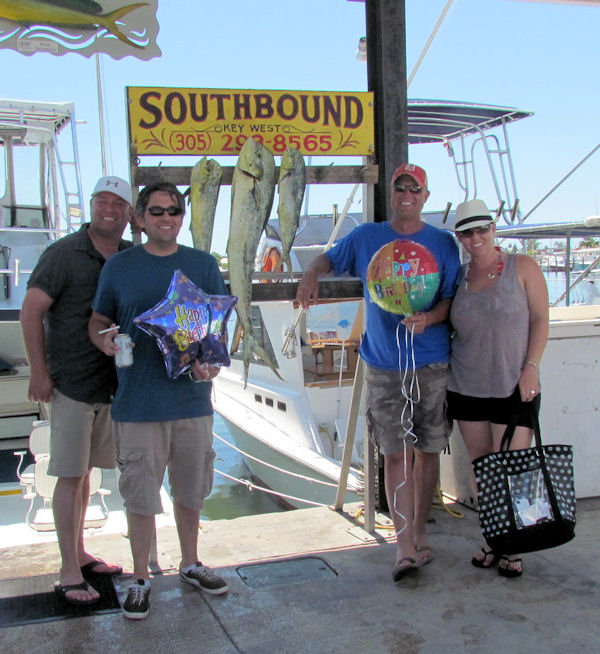 Dolphin caught in Key West fishing on charter boat Southbound