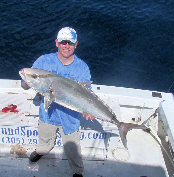Amberjack caught in Key West fishing on charter Boat Southbound