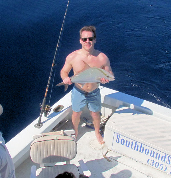 Almaco Jack caught in Key West fishing on charter Boat Southbound