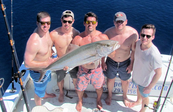 Amberjack caught in Key West fishing on charter Boat Southbound