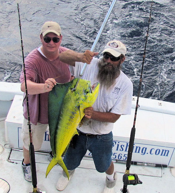 Big Dolphin caught in Key West fishing on charter Boat Southbound