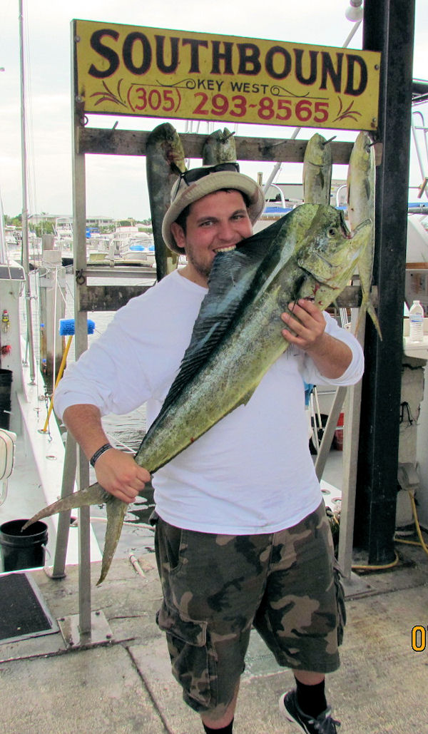 Dolphin caught in Key West fishing on Charter Boat Southbound