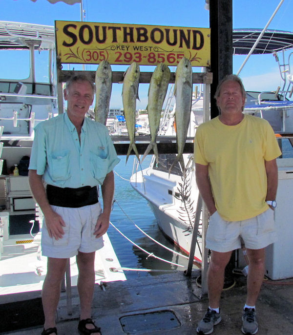 Dolphin caught in Key West Fishing on Charter Boat Southbound
