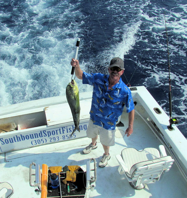 Dolphin caught in Key West fishing on charter boat Southbound