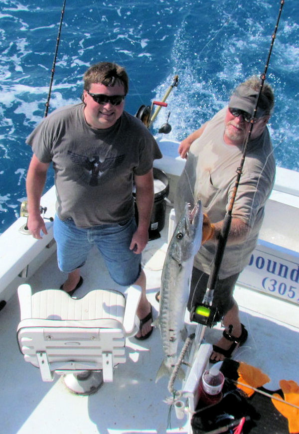 Barracuda Caught in Key West Fishing on charter boat Southbound