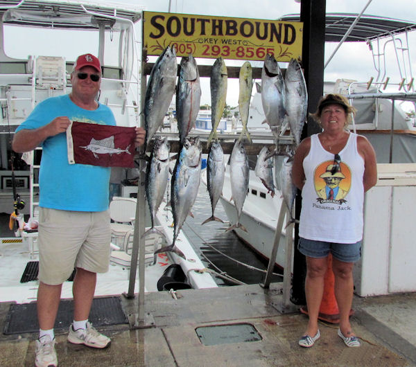 Fish caught in Key West fishing on charter boat Southbound