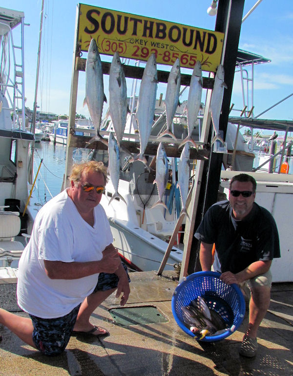 Cero Mackerel And Yellow Tail Snapper caught in Key West Fishing on Charter boat Southboud