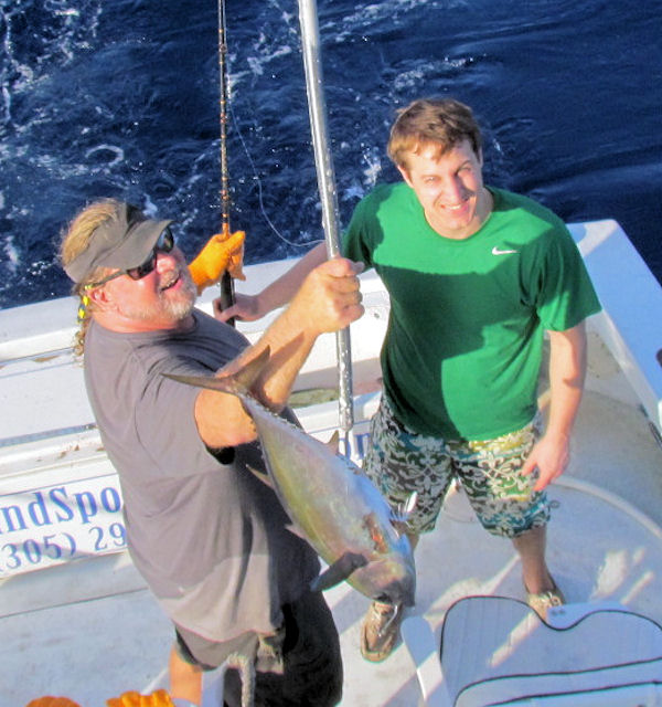 Black Fin Tuna Caught in Key West Fishing on charter boat Southbound