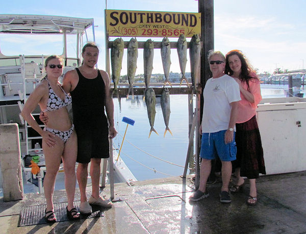 dolphin caught fishing Key West on Key West Charter Boat Southbound