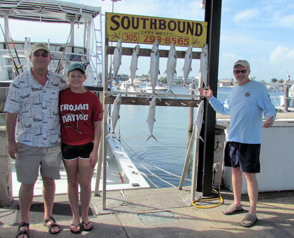 Cero Mackerel caught in Key West fishing on charter boat Southbound