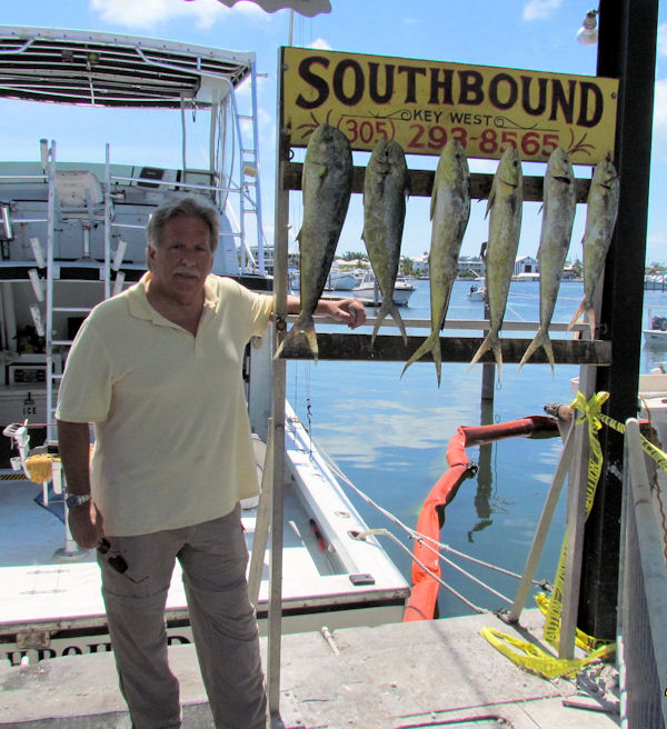 Mahi caught in Key West fishing on charter boat Southbound
