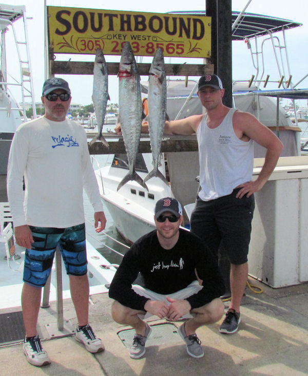 Kingfishcaught fishing Key West on Charter boat Southbound