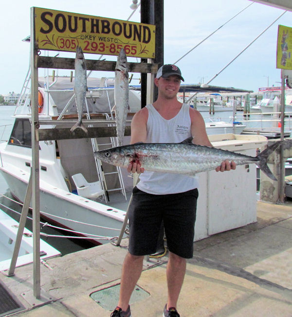 Kingfish caught fishing Key West on Charter boat Southbound