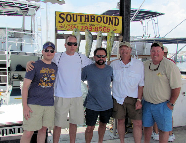 dolphin caught on charterboat Southbound while fishing Key West