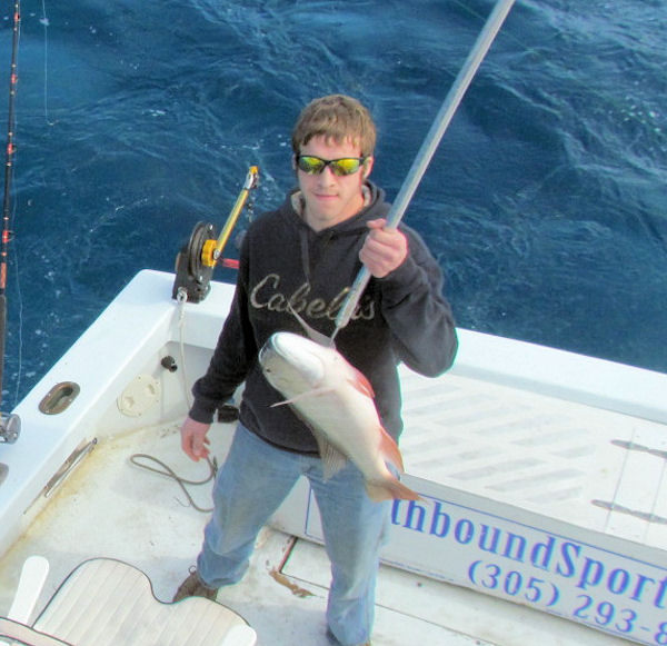 Mutton Snapper caught in Key West fishing on charter boat Southbound