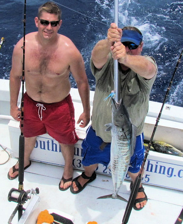 Wahoo caught fishing Key West on Key West Charter Boat Southbound