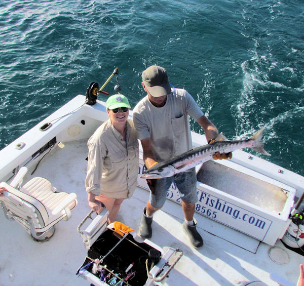 Barracuda caught in Key West fishing on Charter Boat Southbound
