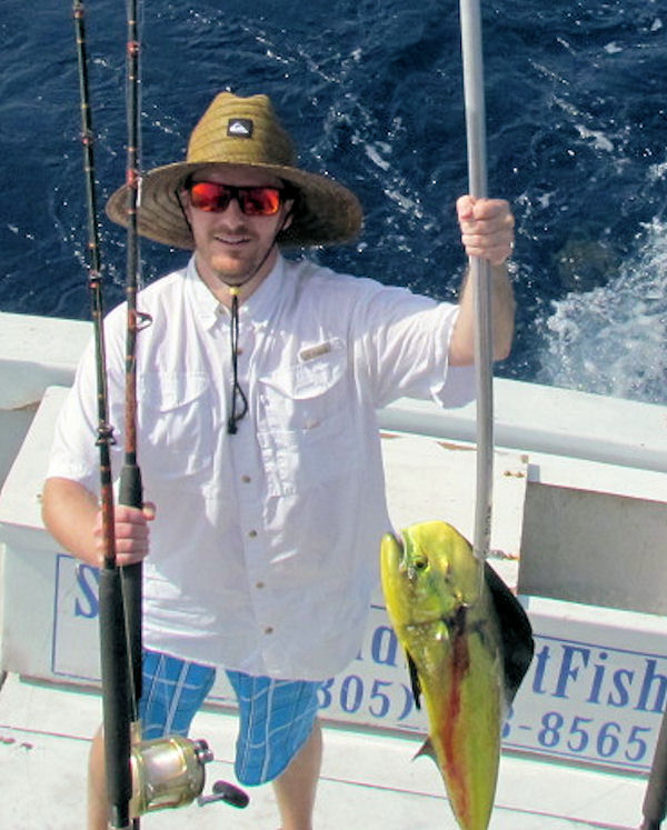 Dolphin caught in Key West fishing on Charter Boat Southbound