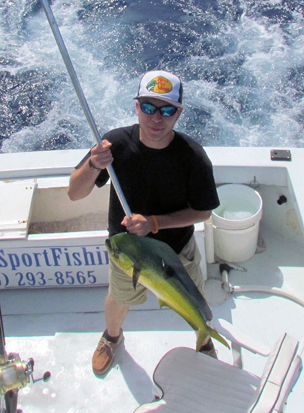 dolphin caught fishing Key West on Key West Charter Boat Southbound