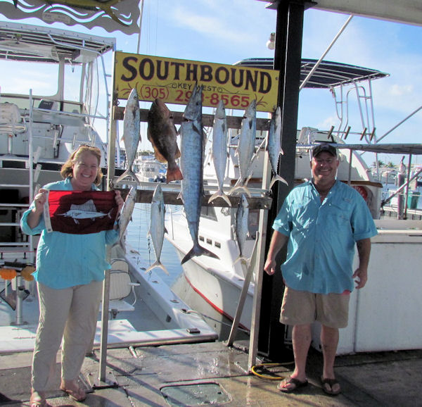 Fish caught in Key West fishing on charter boat Southbound