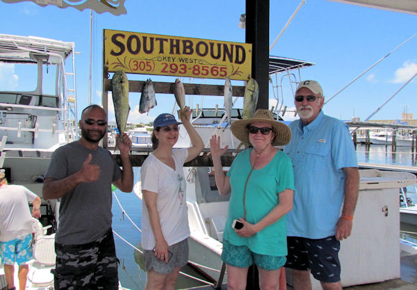 Fish caught in Key West fishing on charter boat Southbound
