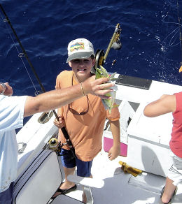 Fish caught aboard the Southbound in Key West, Florida