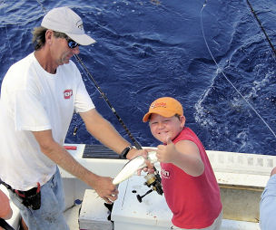 Fish caught aboard the Southbound in Key West, Florida