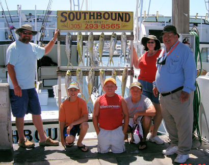 Fish caught aboard the Southbound in Key West, Florida