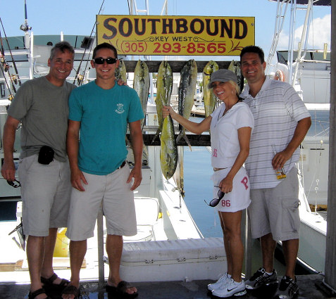 Fish caught fishing in Key West Florida on charter boat Southbound
