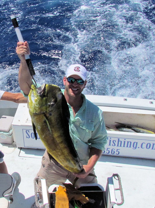 dolphin caught on charterboat Southbound while fishing Key West