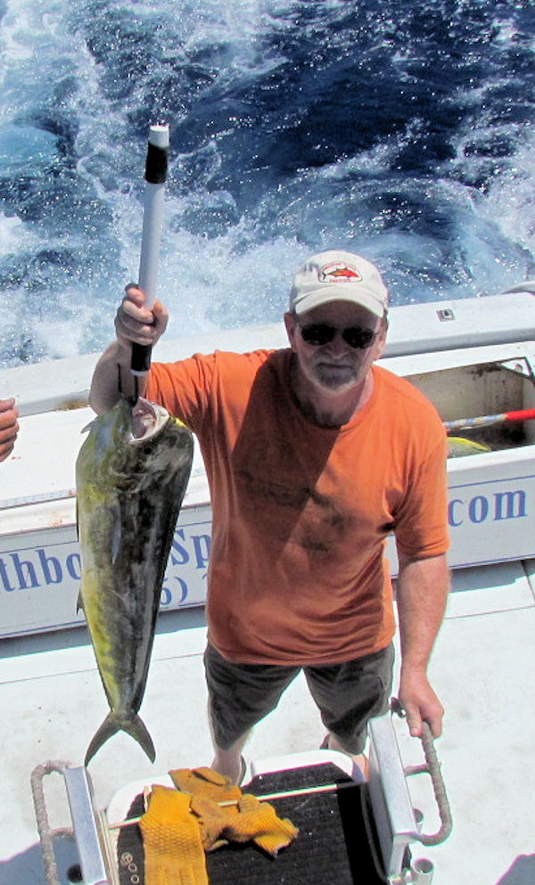 dolphin caught on charterboat Southbound while fishing Key West