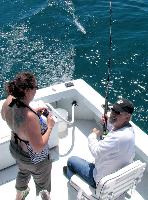 Barracuda caught in Key West fishing on charter boat Southbound