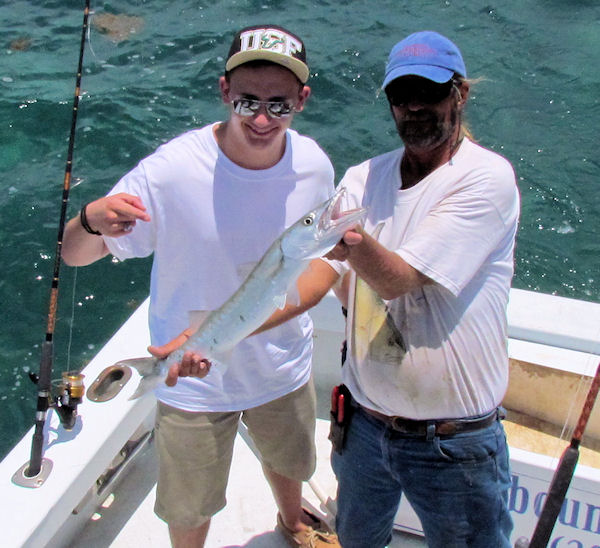 Barracuda caught in Key West fishing on charter boat Southbound from Charter Boat Row