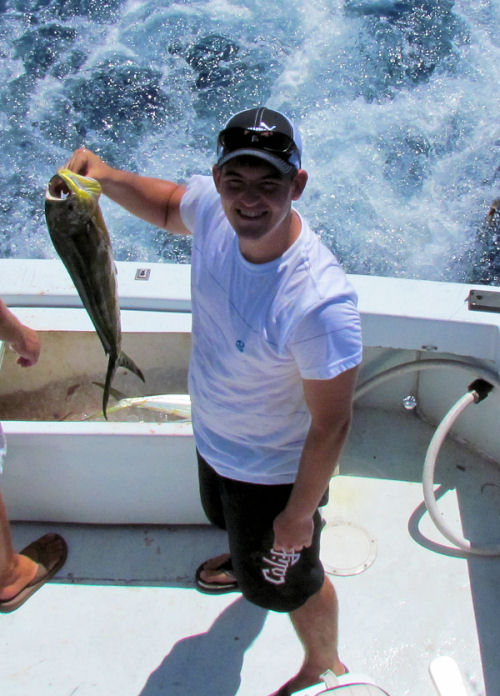 dolphin caught in Key West fishing on charter boat Southbound