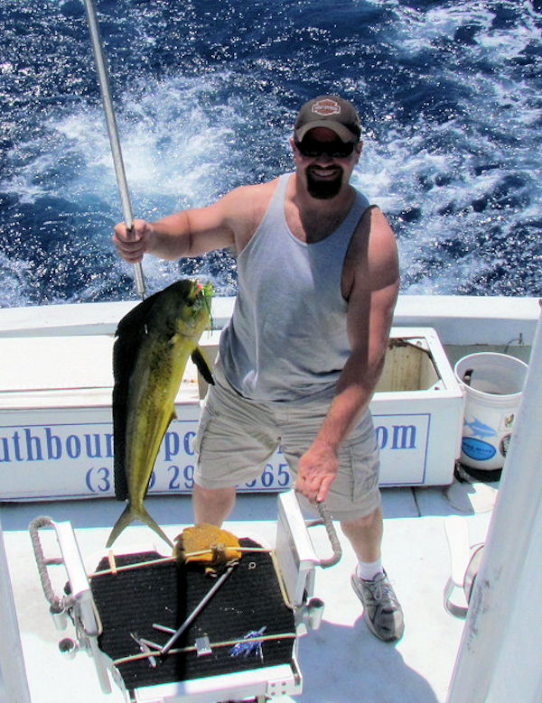 dolphin caught on charterboat Southbound while fishing Key West