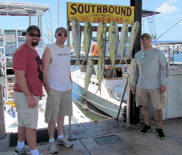 dolphin caught on charterboat Southbound while fishing Key West