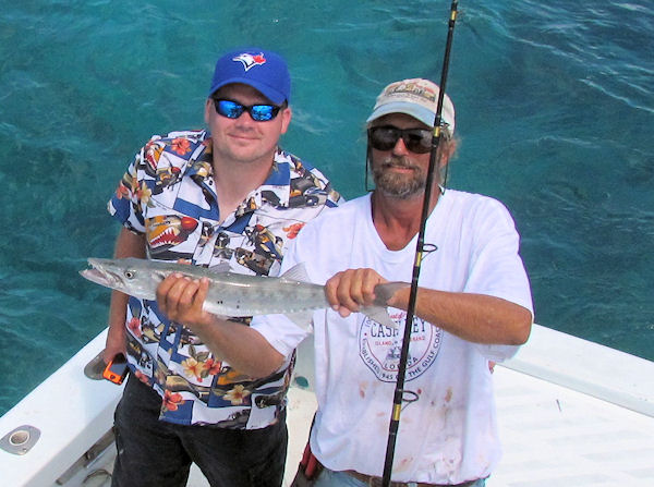 Barracuda caught in Key West fishing on charter boat Southbound from Charter Boat Row