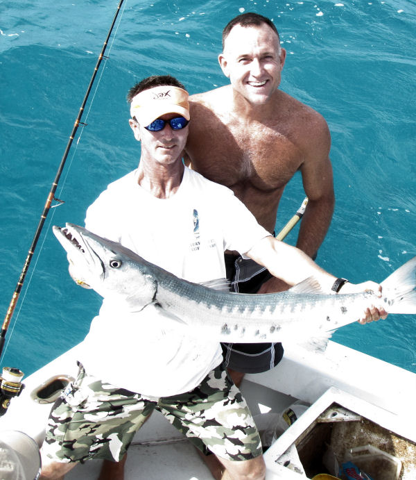 Barracuda caught in Key West fishing on charter boat Soutbhbound from Charter Boat Row Key West