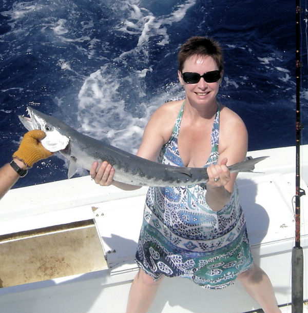 Barracuda caugth in Key West fishing on Key West charter boat Southbound from Charter Boat Row