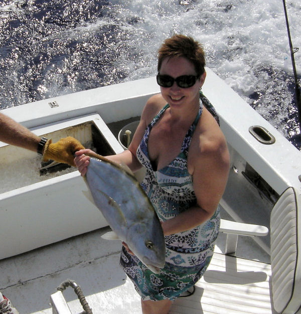 Yellow Jack caugth in Key West fishing on Key West charter boat Southbound from Charter Boat Row