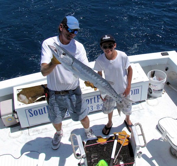 Barracuda caught in Key West fishing on charter boat Southbound from Charter Boat Row, Key West