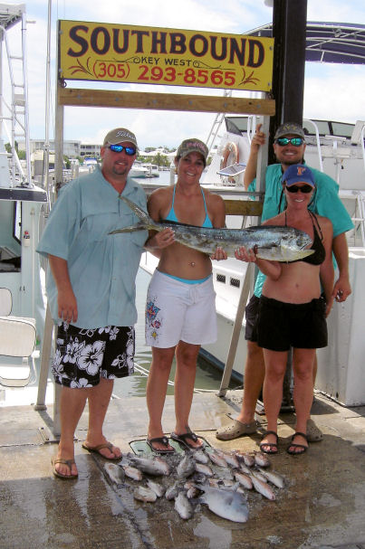 Yellowtail caught fishing with Southbound Sportfishing in Key West, Florida