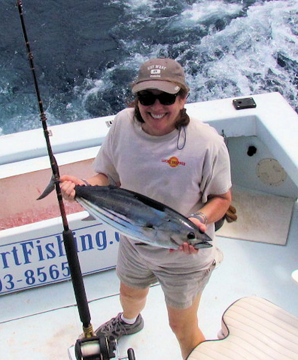 Skip Jack Tuna Caught in Key West fishing on charter boat Southbound