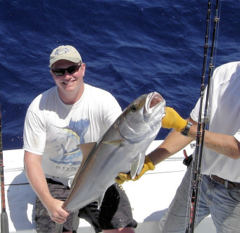 Amberjack Caught Fishing Key West, Florida on charter boat Southbound