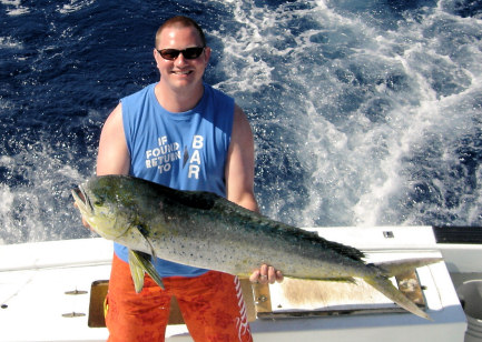 Dolphin caught fishing aboard Key West charter boat Southbound
