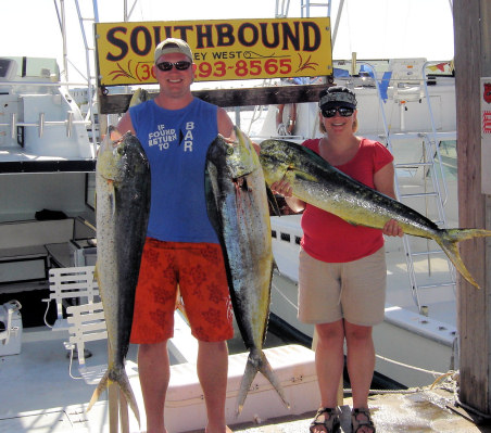 Dolphin caught fishing aboard Key West charter boat Southbound