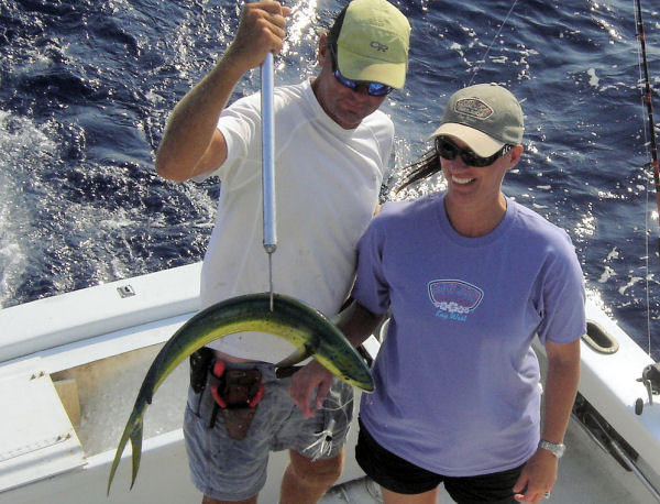 dolphin caugth in Key West fishing on Key West charter boat Southbound from Charter Boat Row