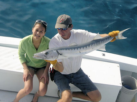 Barracuda caught fishing Key West on charter boat Southbound