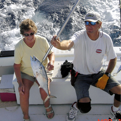 Bonito caught fishing Key West aboard charter boat Southbound