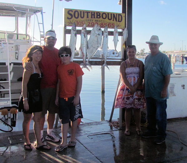 Fish caught fishing in Key West on Charter Boat Southbound from Charter Boat Row Key West